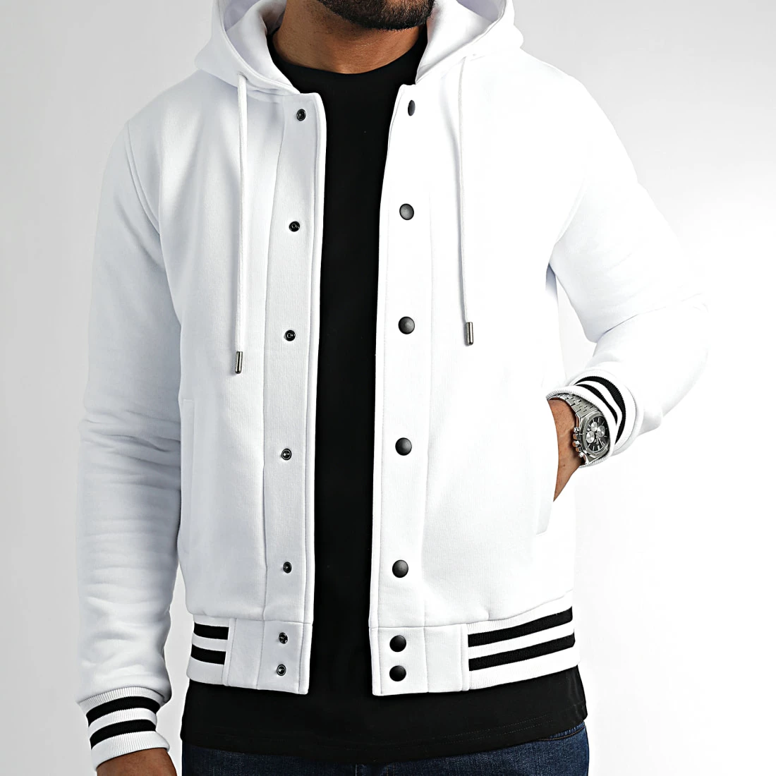 Offres 🎉 Veste Teddy A Capuche 2537 Blanc de LBO ✔️ 5 Offres 🎉 Veste Teddy A Capuche 2537 Blanc de LBO ✔️ – Image 3