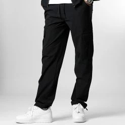 Remise 🔔 Pantalon Cargo 0192 Noir de LBO ✔️