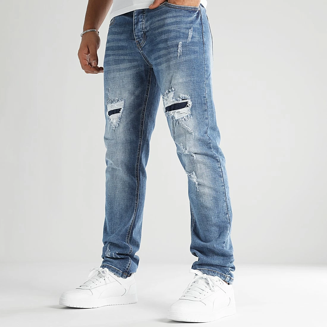 Budget 😀 Jean Regular 0064 Bleu Denim de LBO 😍 3 Budget 😀 Jean Regular 0064 Bleu Denim de LBO 😍