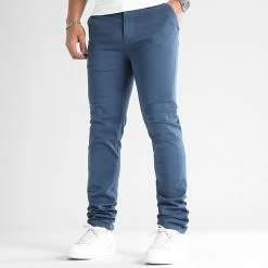 Budget 😉 Pantalon Chino Classic 2682 Bleu de LBO ⌛ -France LBO Soldes Boutique lbo 329006 SHALBO 2682 20220926T154007 01