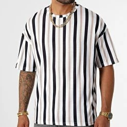 Coupon 😉 Tee 👚 Shirt Oversize Large A Rayures 2685 Noir Blanc Beige de LBO 🎁 7 Coupon 😉 Tee 👚 Shirt Oversize Large A Rayures 2685 Noir Blanc Beige de LBO 🎁 -France LBO Soldes Boutique lbo 329094 SHALBO 2685 20220906T150617 03