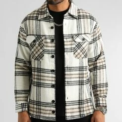 Coupon 🔥 Surchemise A Carreaux 2704 Beige Noir de LBO 🌟 10 Coupon 🔥 Surchemise A Carreaux 2704 Beige Noir de LBO 🌟 -France LBO Soldes Boutique lbo 330623 SHALBO 2704 20220913T155409 03