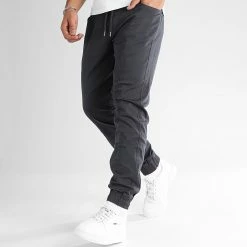 Meilleure vente 🛒 Jogger Pant Regular Fit 2709 Gris Anthracite de LBO 🤩 -France LBO Soldes Boutique lbo 330629 SHALBO 2710 20221103T121700 05