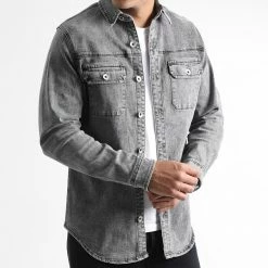 Top 10 🧨 Surchemise en Jean 0092 Denim Gris de LBO ✨