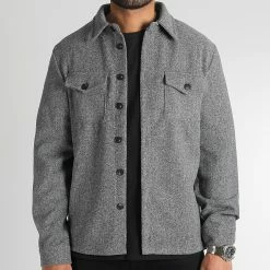 Acheter 👍 Surchemise Epaisse Uni 0105 Gris Chiné de LBO 🤩 8 Acheter 👍 Surchemise Epaisse Uni 0105 Gris Chiné de LBO 🤩 -France LBO Soldes Boutique lbo 331010 LBO 1070318 0105 20221116T102547 03