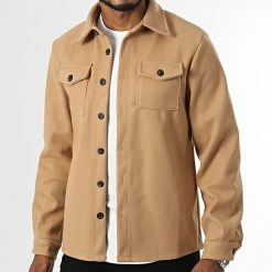 Grosses soldes 🤩 Surchemise Epaisse Uni 0124 Camel de LBO 👏 -France LBO Soldes Boutique lbo 331020 LBO 1070318 0124 20220901T094159 03