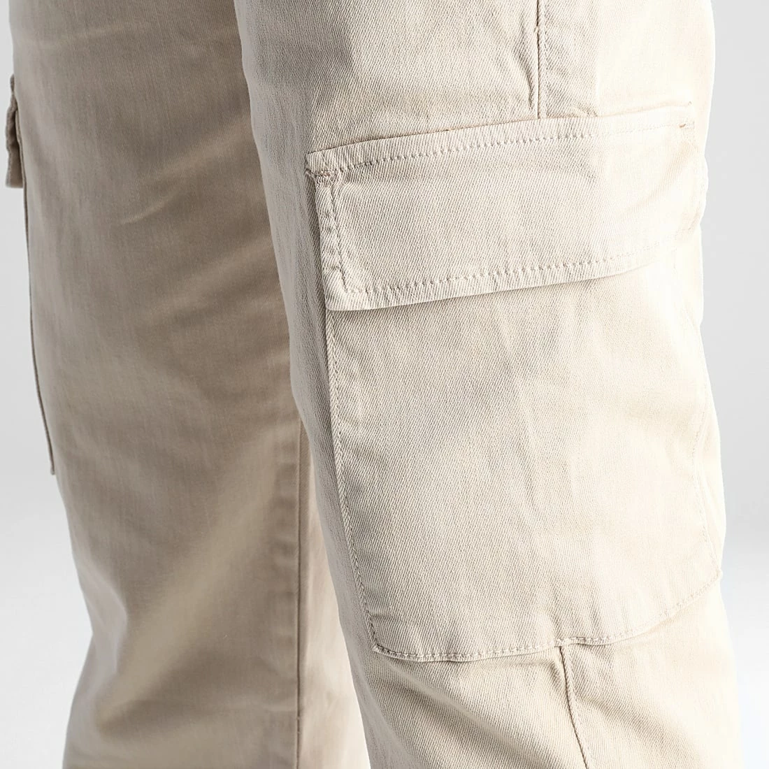 Sortie 😀 Pantalon Cargo Large Avec Poches 0096 Beige de LBO 🥰 4 Sortie 😀 Pantalon Cargo Large Avec Poches 0096 Beige de LBO 🥰 – Image 2