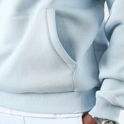 De gros ✔️ Sweat Capuche Oversize Large Premium 2604 Bleu Ciel de LBO 🎉 -France LBO Soldes Boutique lbo 333058 SHALBO 2604 20221003T150313 02