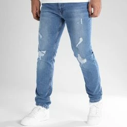 Top 10 😀 Jean Regular Fit Avec Destroy 2680 Bleu Denim de LBO ⌛