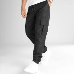 Nouveau ⌛ Pantalon Jogging Diamant Avec Poche Cargo 0204 Noir de LBO 👏 -France LBO Soldes Boutique lbo 333934 10701336 0204 20221028T154819 01