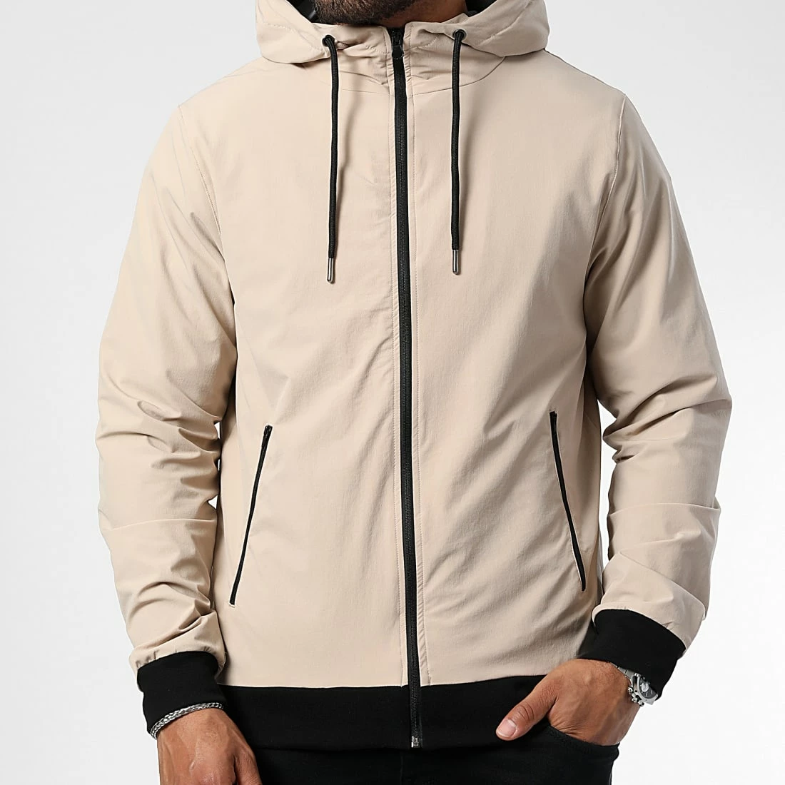 De gros 🤩 Veste Zippée Capuche 0214 Beige de LBO 👏 3 De gros 🤩 Veste Zippée Capuche 0214 Beige de LBO 👏