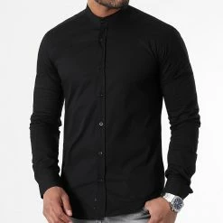 Top 10 🧨 Lot de 2 Chemises Manches Longues Col Officier Slim Fit 2749 Blanc Et Noir de LBO 😉 -France LBO Soldes Boutique lbo 334356 SHALBO 2749 20221011T152929 03