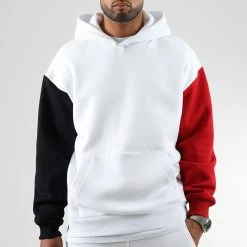 Les meilleures critiques de 🔥 Sweat Capuche Oversize Large Tricolore 2757 Bleu Marine Blanc Rouge de LBO ✔️