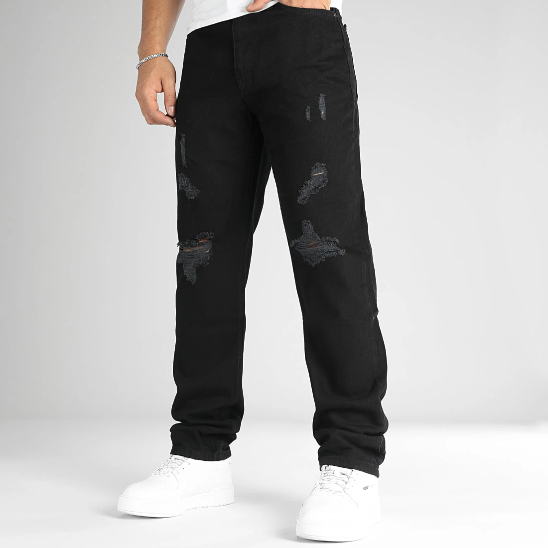 Coupon 🎁 Jean Relaxed Fit Avec Destroy 2777 Noir Denim de LBO 🔥 3 Coupon 🎁 Jean Relaxed Fit Avec Destroy 2777 Noir Denim de LBO 🔥