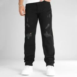 Coupon 🎁 Jean Relaxed Fit Avec Destroy 2777 Noir Denim de LBO 🔥 9 Coupon 🎁 Jean Relaxed Fit Avec Destroy 2777 Noir Denim de LBO 🔥 -France LBO Soldes Boutique lbo 337338 SHALBO 2777 20221028T155033 03
