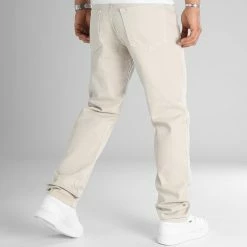 Sortie 🔔 Jean Relaxed Fit 2783 Denim Beige de LBO 😍 -France LBO Soldes Boutique lbo 337346 SHALBO 2783 20221028T154704 05