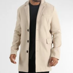 Promo 🔥 Manteau 1070318-0168 Beige de LBO 💯