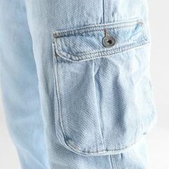 Meilleure vente 🛒 Jean Relaxed Fit Avec Poches Cargo 2787 Bleu Denim Wash de LBO 🥰 -France LBO Soldes Boutique lbo 339280 SHALBO 2787 20221117T153231 02