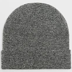 Meilleure affaire 😍 Bonnet Mailles Fines Avec Revers Gris Anthracite de LBO ⭐