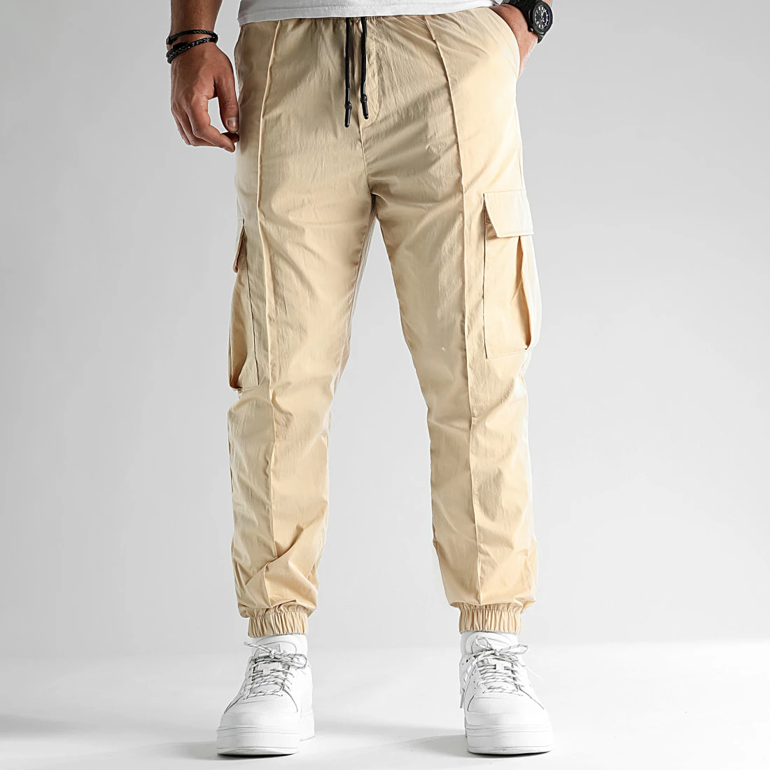 Promo 🤩 Pantalon Avec Poches Cargo 2810 Beige de LBO ✔️ 7 Promo 🤩 Pantalon Avec Poches Cargo 2810 Beige de LBO ✔️ – Image 5