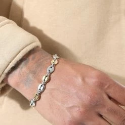 Sortie 😀 Bracelet Grain De Café 8mm Doré Argenté de LBO ⭐