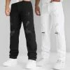 Les meilleures critiques de 🔔 Lot De 2 👖 Jeans Relaxed Fit Avec Destroy 2777 2778 Blanc Noir de LBO ✔️ -France LBO Soldes Boutique lbo 347735 LOT SHALBO 2777 SHALBO 2778 20221118T150313 01