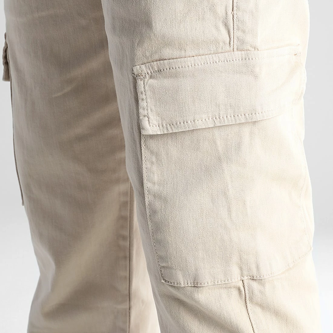 Nouveau ✨ Lot De 2 Pantalons Cargo 1070318 Noir Beige de LBO 🤩 4 Nouveau ✨ Lot De 2 Pantalons Cargo 1070318 Noir Beige de LBO 🤩 – Image 2