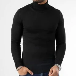 Grosses soldes ⌛ Lot De 2 Pulls Col Roulé 1006 Noir Beige de LBO ⭐ -France LBO Soldes Boutique lbo 348756 LOT LBO 1006 JUM ROULE 76 NOIR 79 BLANC 1241 20221123T084906 03