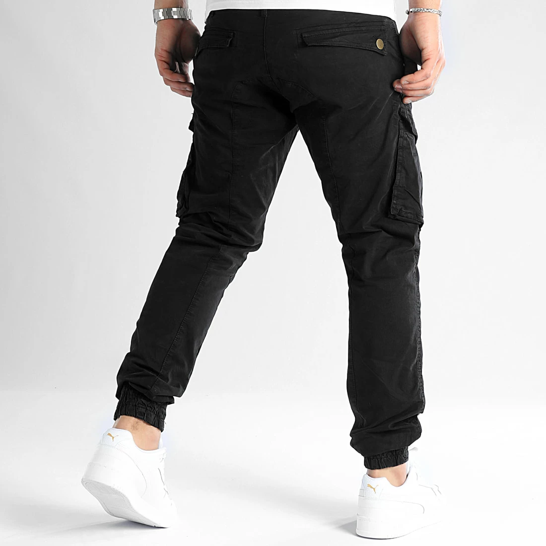 Sortie 🛒 Pantalon Cargo 0324 Noir de LBO 👍 8 Sortie 🛒 Pantalon Cargo 0324 Noir de LBO 👍 – Image 6