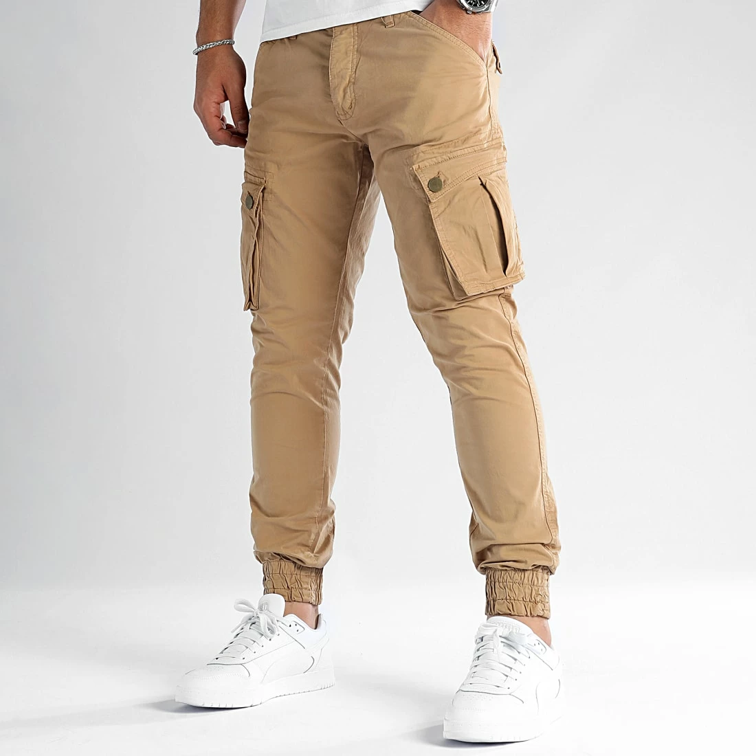 Meilleure vente 👏 Pantalon Cargo 0325 Beige de LBO 😀 6 Meilleure vente 👏 Pantalon Cargo 0325 Beige de LBO 😀 – Image 4