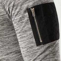 Top 10 🎁 Lot de 2 Tee 👚 Shirts Manches Longues Bomber 27 Noir Et Gris Anthracite Chiné de LBO 🎉 -France LBO Soldes Boutique lbo 85168 FAB SHALBO 27 LOTDE2NOIRETANTHRACHINE 20181109T161104 03