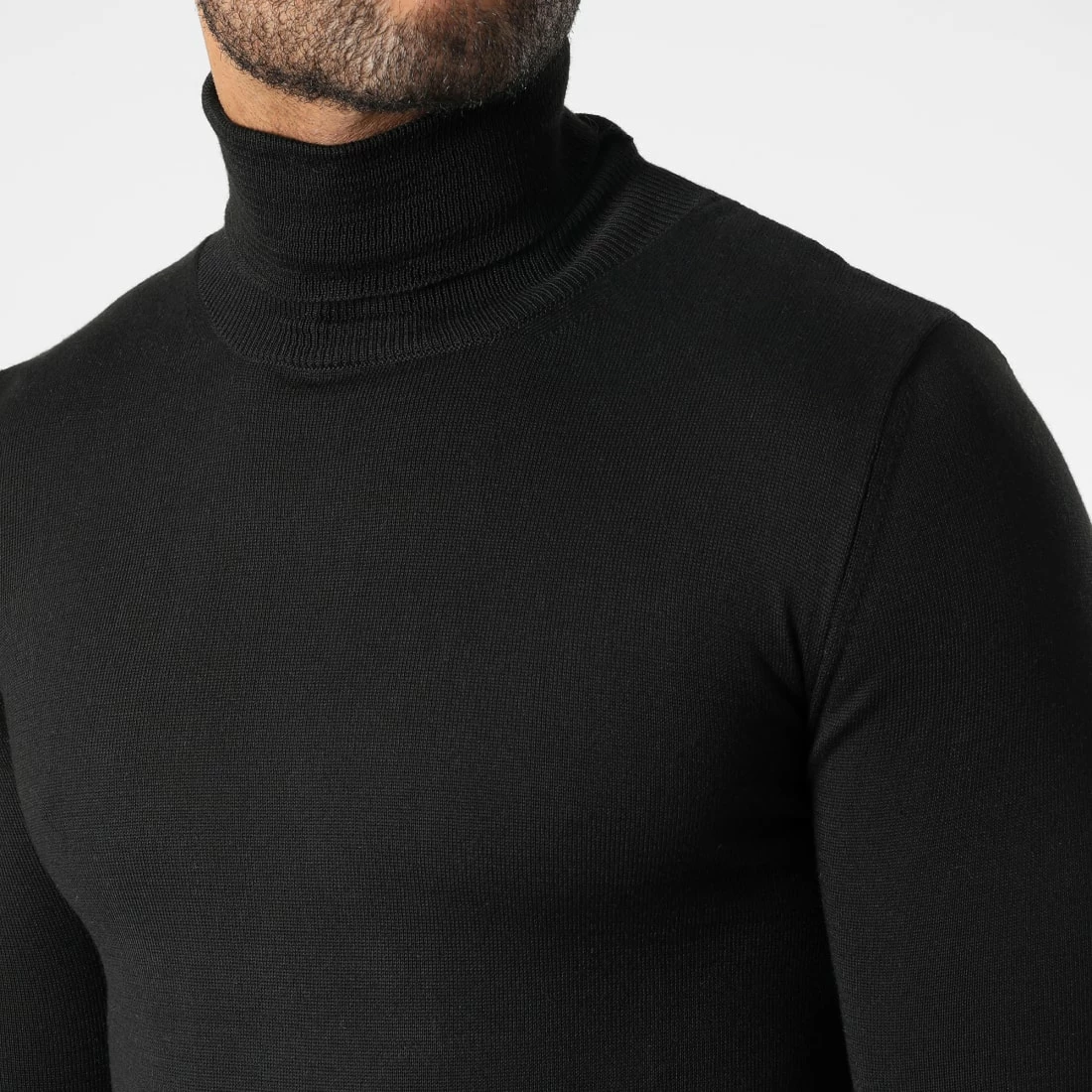 Coupon 🔥 Lot De 2 Pulls Col Roulé 1006 Noir Gris Chiné de LBO 😍 4 Coupon 🔥 Lot De 2 Pulls Col Roulé 1006 Noir Gris Chiné de LBO 😍 – Image 2